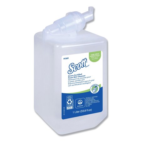 Scott Green Certified Foam Skin Cleanser, Neutral, 1000mL Bottle, PK6 KCC 91565